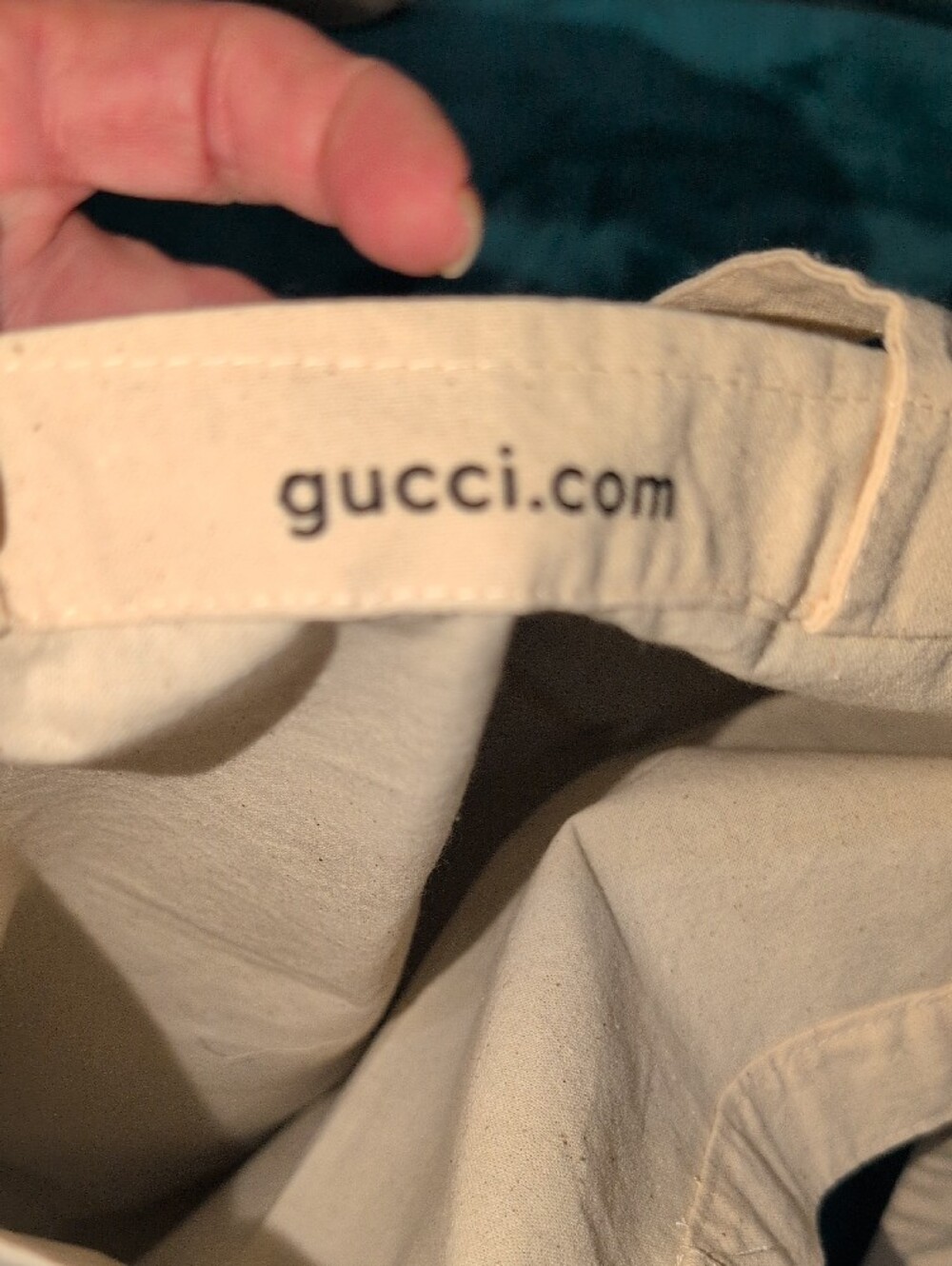 Gucci 100th Anniversary Reusable Cotton Canvas Tote Bag - Picture 6 of 9